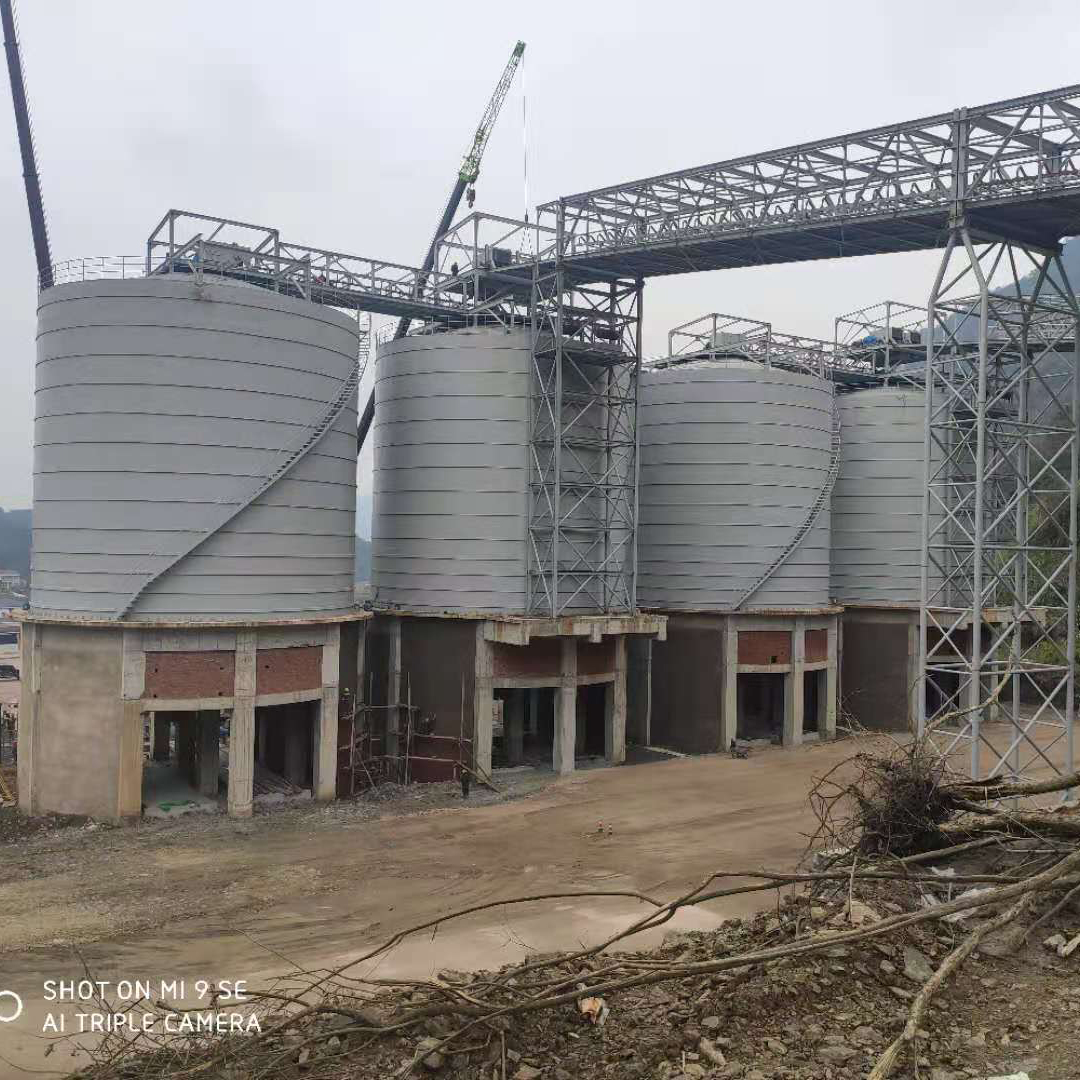 宁波3000吨骨料钢板库
